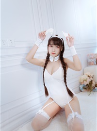 不呆猫 NO.001 白色兔女郎(7)